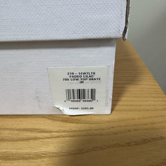 RE/DONE ✨new with box✨ '70s Skate low-top sneakers faded lilac - size 39 / 8.5 - Picture 15 of 15